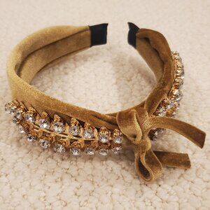 Velvet Headband with Embellishments